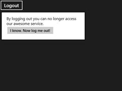 Flyout in Windows Phone